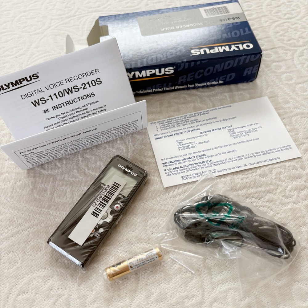 Olympus Digital Recorder‎ WS-210S Refurbished